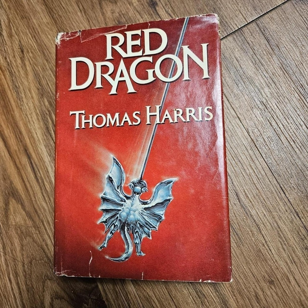Thomas Harris Red Dragon 1981 Book Club Edition Hannibal Lecter HCDJ Thriller